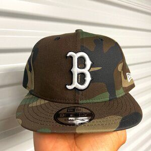 Boston Red Sox MLB Camo Spnapback Hat - New